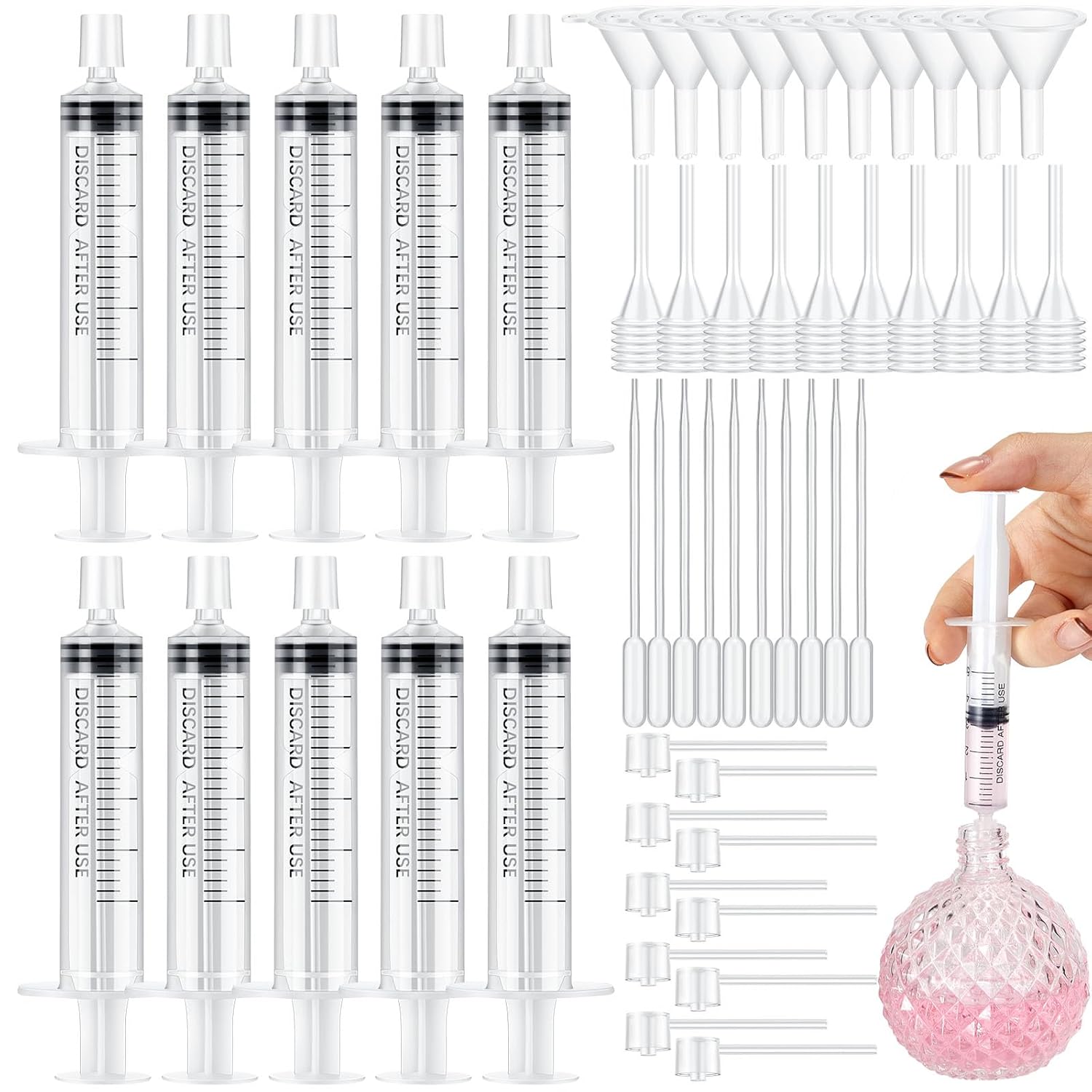 25/50PCS  perfume refill pump  - Perfume Quotes review and price