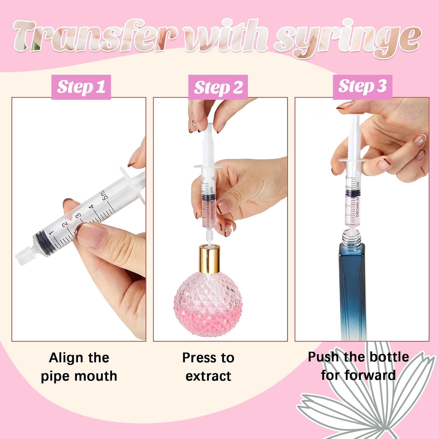 25/50PCS  perfume refill pump  - Perfume Quotes review and price