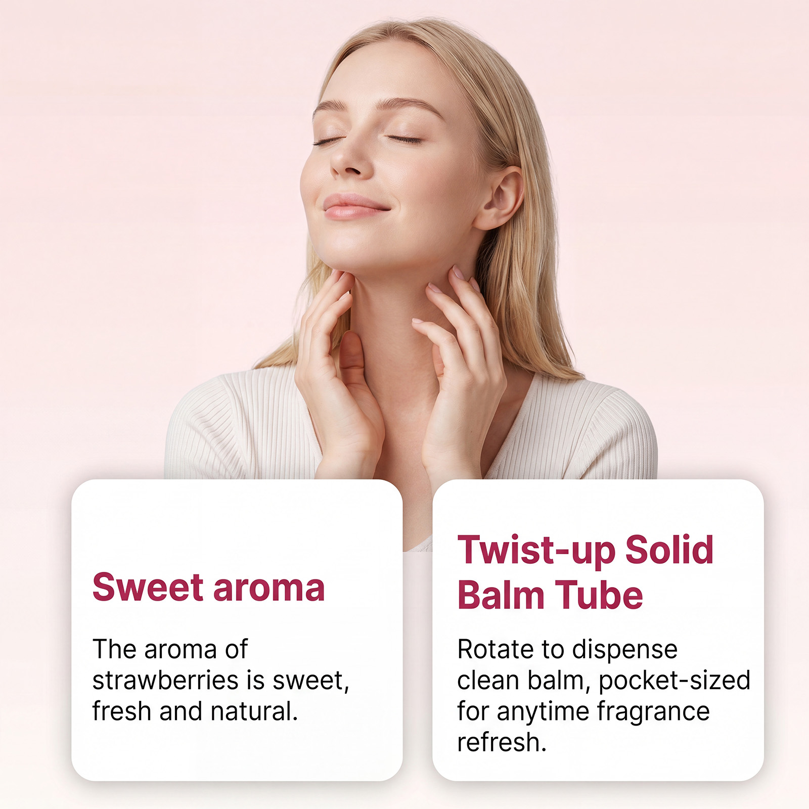 Strawberry Cream Solid Perfume - Perfume Fragrance Stick review and price