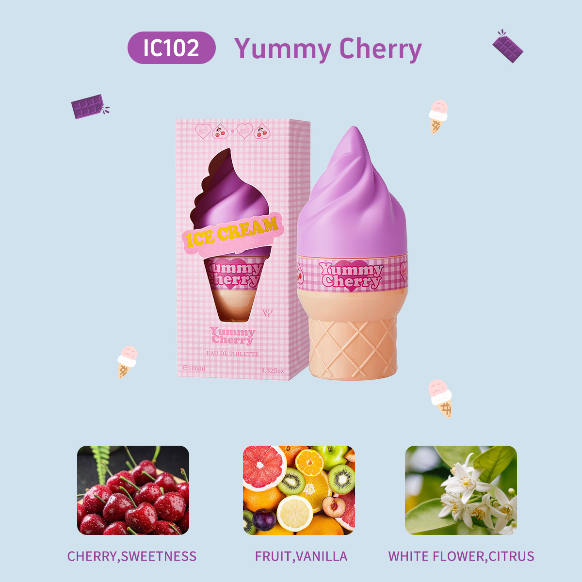 Ice Cream Cone Perfume Body Sp - Perfume Fragrance Bulk review and price